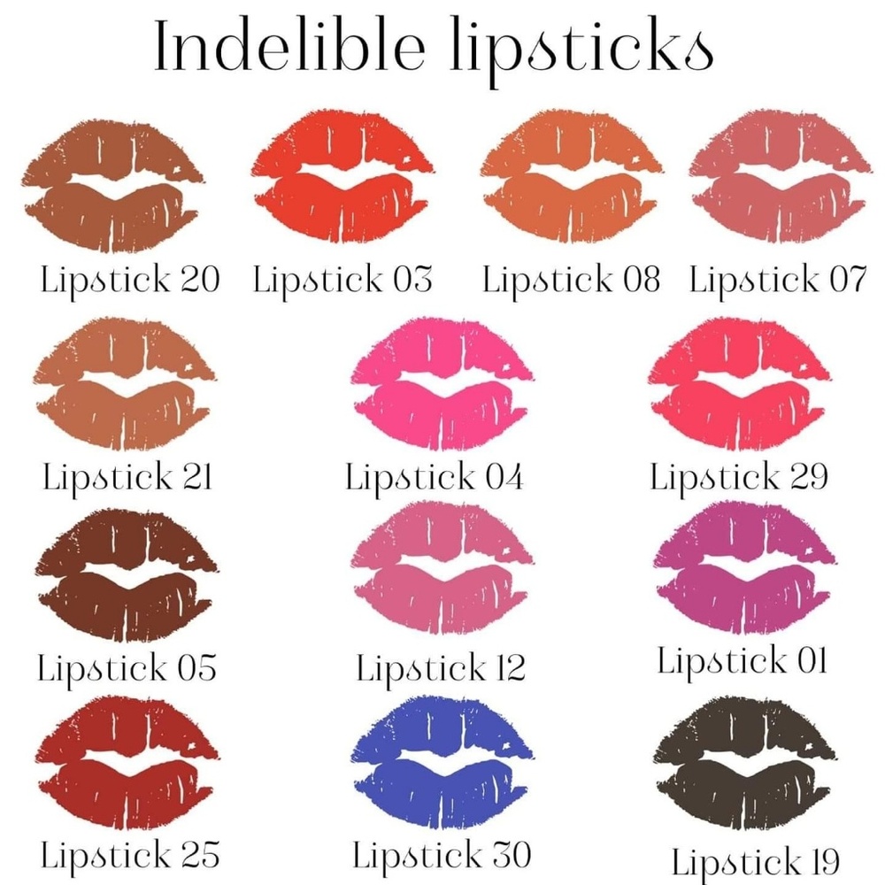 Indelible Lipsticks